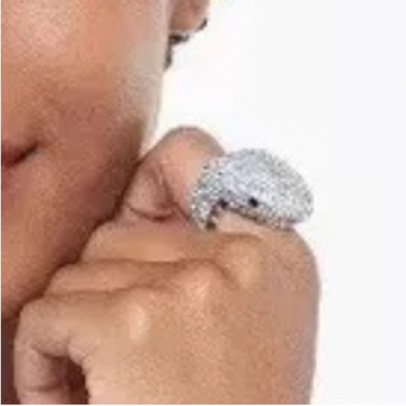 Sale price kate Spade blue crystal California shark Ring - Picture 5 of 8